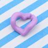 20*19mm acrílico color pequeño fresco amor forma de corazón hebilla de cadena abierta pulsera cadena de muñeca accesorios de joyería diy