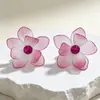 Pendientes, tachuelas, pendientes florales, pendientes de venta caliente transfronterizos, lujo ligero, sensación de alta gama, pendientes exagerados, pendientes para mujer, tachuelas para mujer