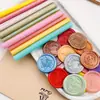 Suministro Directo de Fábrica de Varillas de Cera para Sellar, 53 Colores, Varillas de Cera Redondas de 9.8*0.7cm, Se Pueden Fabricar con Materiales Ecológicos