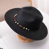 Sombrero para Mujer Primavera y Verano Sombrero de Pescador Protección Solar Sombrero de Paja Fresco Sombrero para el Sol Versión Coreana Ajustable Viaje Ala Ancha Sombrero de Playa