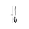 Cuchillo, Tenedor y Cuchara de Acero Inoxidable Set de Vajilla Occidental para Hotel, Cuchillo y Tenedor para Bistec, Cuchara de Mesa para Restaurante, Cuchara Redonda, Tenedor de Postre
