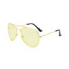Óculos de Sol Aviador com Armação Grande e Lentes Coloridas 3026 para Homens e Mulheres, em Metal, com Proteção UV400 e Design Moderno.