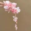 Verão Floral~ Presilha de Cabelo Flor de Tecido Super Fada Elegante, Presilha Bico de Pato Estilo Férias na Praia, Acessório de Cabelo de Luxo Leve para Mulheres