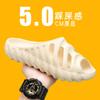 Zapatos Kanye Coconut Zapatillas EVA Personalizadas con Degradado Zapatillas de Suela Gruesa Antideslizantes Zapatillas de Playa Transpirables