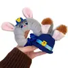 Presilha Fofa de Pelúcia Judy Orelha de Coelho Desenho Animado Clipe Lateral Acessórios de Cabelo Zootopia Presilha Doce Outono e Inverno para Meninas