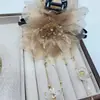 Ramas Doradas y Hojas de Jade Peonía Borla Pasador de Pelo Dulce Atmósfera de Foto Pinza para Sujetar el Cabello Accesorios para el Cabello Suaves y Sofisticados Tocado