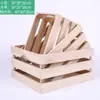 Cesta de almacenamiento para decoración de exhibición de supermercado caja de almacenamiento de madera caja de madera caja con marco de madera caja de almacenamiento caja de madera rústica envejecida