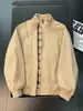 Chaqueta de béisbol retro vintage americana, ropa deportiva de otoño para hombre, casual, cuello alto, chaqueta Harrington de corte holgado