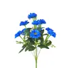 10 Cabezas de Margaritas Gerbera Artificiales, Venta al por Mayor de Fábrica, Venta al por Mayor de Exportación, Decoración para el Hogar de Lujo Ligero, Flores Falsas de Venta Caliente Transfronteriza