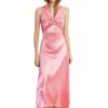 Loja Independente Primavera 2026 Novo Cruzamento Roupas Femininas Sexy Decote V Plissado Slim-Fit Elegante Moda Vestido