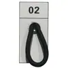 Corda Elástica Redonda de Látex 1-16mm Preto e Branco Corda Elástica Redonda Elástica Corda Elástica de Látex Enrolada no Núcleo para Trampolim Bungee