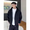 Sudadera con capucha de peso pesado transfronteriza para hombre, colores de moda en bloques para otoño e invierno, retro americano versátil, chaqueta de estilo urbano