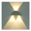 Luminária de parede LED semicircular criativa de dupla cabeça em alumínio para corredor, corredor, parede de fundo decorativa, lâmpada de efeito para hotel, KTV