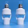 Portafocos con Sensor Infrarrojo E27, Base Radar Ajustable