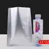 Bolsa de papel de aluminio puro engrosado, bolsa de vacío para mascarillas faciales, envasado de alimentos, máquina de vacío por compresión, papel de aluminio, bolsa para alimentos cocidos y carne