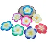 30mm Flor de Argila Macia Flor Plumeria Acessórios de Joia Fábrica Artesanal DIY Brincos de Viagem de Verão Colar Pingente Material
