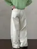 Calça Jeans Estilo Americano Ns Calça Cimitarra Retrô Primavera 2026 Nova Solta Versátil Calça Reta de Perna Larga 22007