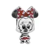 Panjia Beads Óleo Gotejante Mickey e Minnie Contas Soltas Contas de Desenho Animado Aço Inoxidável Nova Pulseira Acessórios Transfronteiriços
