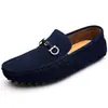 Sapatos Mocassim Masculino Outono Novo Estilo Slip-on Mocassins Masculinos Estilo British Old Money Camurça Plano Sapatos Preguiçosos para o Dia a Dia