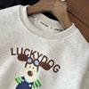 Sudadera para Niños Estampado de Dibujos Animados Top Infantil Primavera Otoño Invierno Manga Larga Cómoda Moda Cálida Casual Versátil Estilo Nuevo