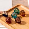 Cuentas de vidrio con degradado de doble color luminoso de arena japonesa Han Yuyuan, material de cuentas para bricolaje, pulsera, accesorios para horquillas