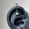Conjunto de Brincos Stud Pingente Gota d'Água Doce e Fresca, Estilo Hot Girl de Nicho, Joia Piercing Bordada com Diamantes, Vários Estilos de Brincos Atacado