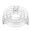 Aço inoxidável não magnético rack de vaporização espessado de três pernas rack de isolamento térmico redondo rack de cozinha por atacado