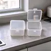 Caja de Plástico Cuadrada, Caja de Embalaje Transparente, Caja de Almacenamiento para Ferretería Pesca con Tapa, Caja Cuadrada Transparente para Joyería Accesorios