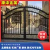Venta al por mayor de Puertas de Hierro Artístico, Puertas de Hierro, Puertas Dobles para Patio, Puertas Dobles de Entrada para Villa con Diseños Hermosos