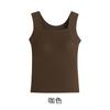 Chaleco Térmico Yu Zhaolin para Mujer Otoño e Invierno, Top sin Costuras, Ropa Interior Térmica con Almohadilla en el Pecho