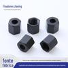 Aço Carbono Preto Sextavado Junta de Tubo de Óleo Alta Resistência Fio Interno Sextavado Porca Preteamento Porca Longa e Espessada