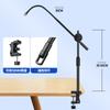 Soporte para Lámpara Colgante de Puesto de Mercado Nocturno Iluminación Recargable Led Estilo Camping al Aire Libre Trípode Portátil Mástil de Soporte Telescópico