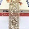 Ancho 6cm Ventas Directas de Fábrica Estilo Étnico Hilo Dorado Bordado Accesorios Ropa Infantil Bolsos Accesorios Falda Cinturón Decoración