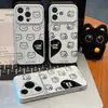 Capa para Celular Apple 17promax com Coração Gato Cachorro Aplicável Meninas Fofas Huawei Xiaomi Vivo Janela Grande