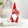 Muñeca sin rostro de San Valentín Muñeca de peluche de amor tejida Muñeca enana Manualidades Adornos de vacaciones Accesorios