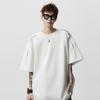 Camiseta de Manga Corta con Color de Empalme American High Street de la NASA para Hombre, Verano, Marca de Moda, Cuello Redondo, Diseño de Nicho, Camiseta para Pareja t