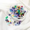 Jalea de jade sintético color sólido vidrio cuentas redondas hilo de cuentas cuentas sueltas pulsera DIY hecha a mano accesorios pulsera accesorios de joyería