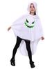 Halloween Roupas Infantis Fantasia Capa de Fantasma Luminosa Branca Capa Festa de Halloween Roupas de Fantasma