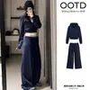 Conjunto de sudadera deportiva casual de otoño para mujer, nuevo estilo de otoño 2026, atuendo coreano ootd relajado y desenfadado