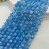 Piedra Natural Color Blanco Piedra Optimizada Perlas Redondas de 6~10mm Perlas Sueltas Pulsera de Tres Colores Alxa Accesorios para Collares