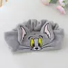 Diadema de Dibujos Animados Diadema para Lavarse la Cara Diadema de Spa para la Cabeza Gato Ratón Aplicar Mascarilla Maquillaje Accesorios para el Cabello Diadema Tom y Jerry