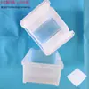 Caja para Chips de Silicio de Oblea 2 a 12 pulgadas Caja Jingzhou Caja LED Flor Transparente Azul Caja de Transporte Cobette Destello Puntual