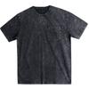 Camiseta Casual Personalizada de Fábrica com Gola Redonda Manga Curta Tingimento por Imersão Tie-Dye Lavada Camiseta Tingida Lavada em Gradiente Camiseta Masculina Solta Tamanho Grande
