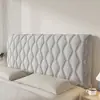Funda de cama de tela con todo incluido, estilo europeo moderno y sencillo, suave, con respaldo curvo y protección contra el polvo.