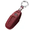 Funda para Llave Audi A5L A6Letron Modelo 2026 Q5L FAW Q6Letron Capa Superior Carcasa de Piel de Vaca Hebilla
