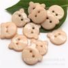 Botones de resina con forma de cabeza de oso de dibujos animados, para suéter de bebé, camisa, botones con forma de cabeza de oso, color directo de fábrica