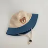Sombrero de Sol para Bebé Verano Delgado Sombrero de Pescador para Bebé Sombrero de Sol de Malla con Ala Ancha Sombrero de Sol para Niños