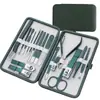Nuevo Set de Cortauñas Verde Oscuro de 18 Piezas, Cortauñas de Pico de Águila, Tijeras para Uñas Domésticas, Especializado para Manicura y Cuidado de Uñas