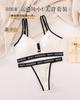 Conjunto de Algodão com Fio de Comércio Exterior Estilo Esportivo Alça Francesa Copo de Massagem em T Conjunto de Roupa Íntima Envolto para Peito Feminino Versátil
