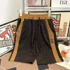 Shorts de Seda Gelada de Secagem Rápida para Homens, Calças Casuais Finas Soltas Versáteis da Moda para o Verão, Calças de Cinco Pontos Estilo Chinês